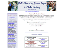 Tablet Screenshot of dancebob.com